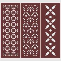 Jali design for cnc router and laser cutting vector