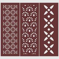 Jali design for cnc router and laser cutting vector