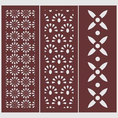 Jali design for cnc router and laser cutting vector