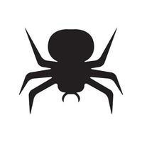 pequeña araña tarántulas negro logotipo símbolo icono vector gráfico diseño ilustración idea creativa