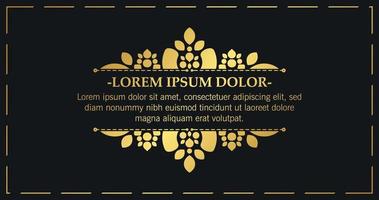 Luxury calligraphy ornament frame line design vector