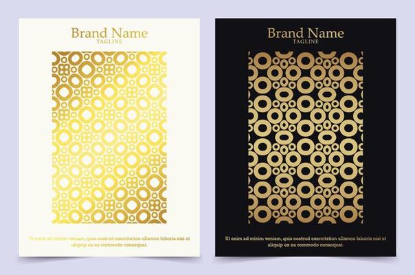 luxury ornament pattern book cover collection