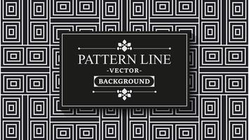 Geometric line pattern design template vector