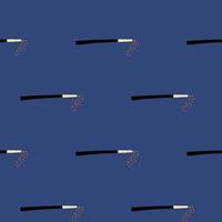 Magic wand seamless pattern. Magic background. vector