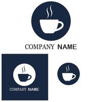 Coffee cup Logo Template vector icon design