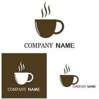 Coffee cup Logo Template vector icon design