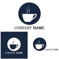 Coffee cup Logo Template vector icon design