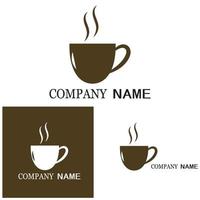 Coffee cup Logo Template vector icon design