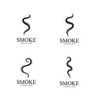 Smoke steam icon logo illustration isolated on white background Aroma vaporize icons. Smells vector line icon  hot aroma  stink or cooking steam symbols  smelling or vapor