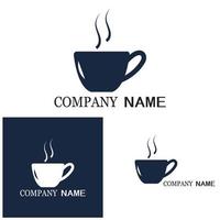 Coffee cup Logo Template vector icon design