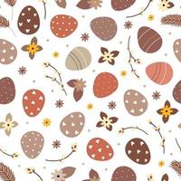 Background of pattern for Easter holiday vector