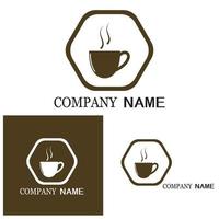 Coffee cup Logo Template vector icon design