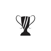 Trophy vector logo icon.champions trophy logo icon for winner award logo template