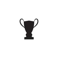 Trophy vector logo icon.champions trophy logo icon for winner award logo template