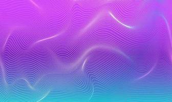 Abstract colorful background of wavy lines. vector