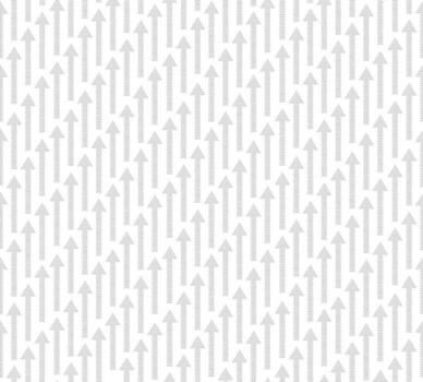 Abstract white seamless pattern with dotted arrows. Arrow Up ornamental background. Success texture vector