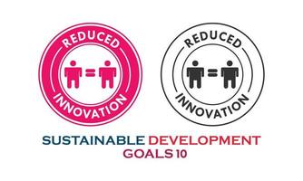 sustainable development goals, reduced innovation item vector