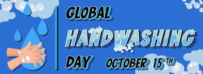 Global Hand Washing Day Banner Design