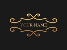 frame for your brand name or name vector