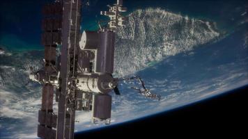 8k jorden och yttre rymdstationen iss video