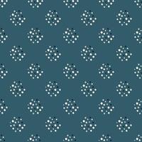 Vintage dots seamless pattern. Minimalist decoration background. vector