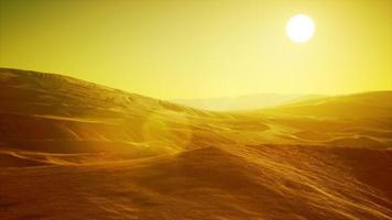 belles dunes de sable dans le désert du sahara video