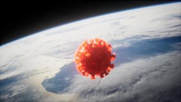 coronavirus covid-19 sur l'orbite terrestre