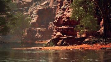 redwall reflection in Colorado River video