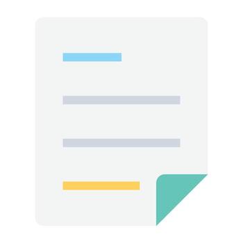 Trendy Document Concepts vector