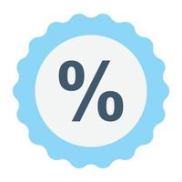 Trendy Percentage Concepts vector