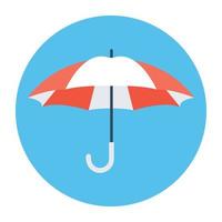 Trendy Umbrella Concepts vector