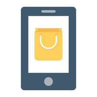 M Commerce Concepts vector