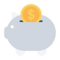 Piggy Bank Concepts vector