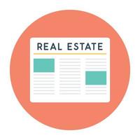 Real Estate News vector