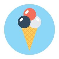 Ice Cone Concepts vector