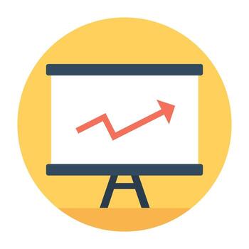 Graph Presentation Concepts vector