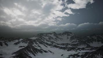 High Altitude Peaks and Clouds video