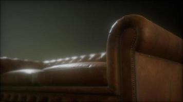 silla de cuero moderna en la sala de estar video