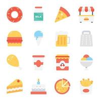 Trendy Food Concepts vector