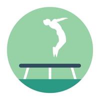 Trampoline Jump Concepts vector