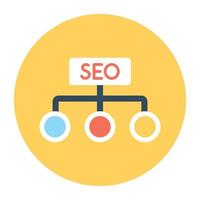 Seo Hierarchy Concepts vector