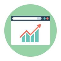 Web Analytics Concepts vector