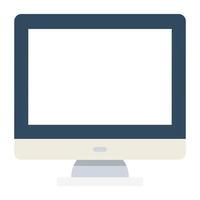 Trendy Monitor Concepts vector