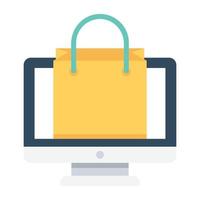 conceptos de compras online vector