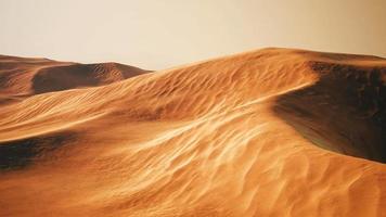 gran duna de arena en el paisaje del desierto del sahara video