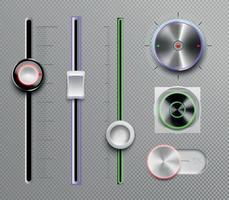 Dashboard Elements Set vector