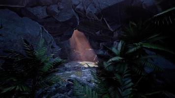 Sun Light inside Mysterious Cave video