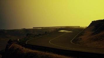 atlantic ocean road near the mountain video