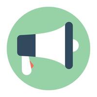 Trendy Megaphone Concepts vector