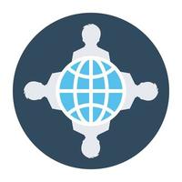 Trendy Management Concepts vector